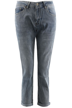 High Waist Denim Blue Jeans-Copy