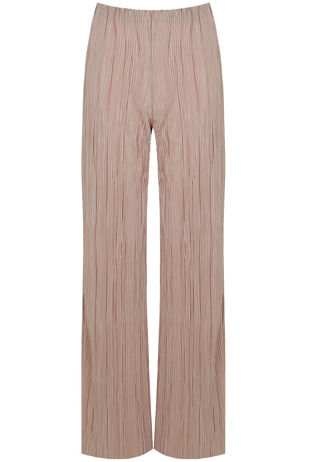 Rose Crinkle Palazzo Trouser