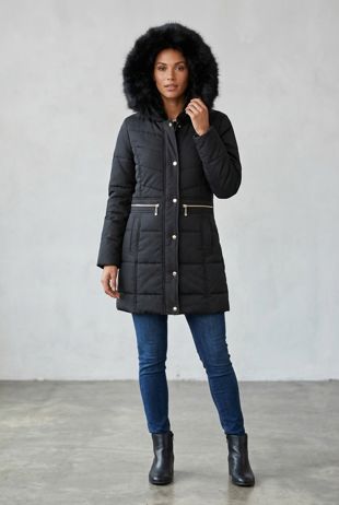  Fur Hood Parka Jacket