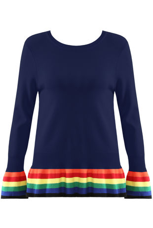 Rainbow Hemline Jumpers - Mixed Colour Pack