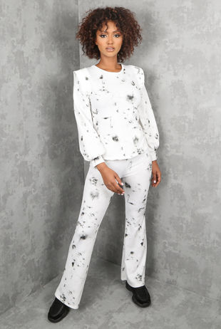 Tie Dye Print Loungewear Set