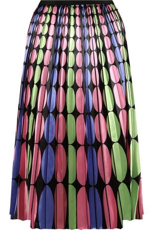 Pleated Multiicolours Skirts