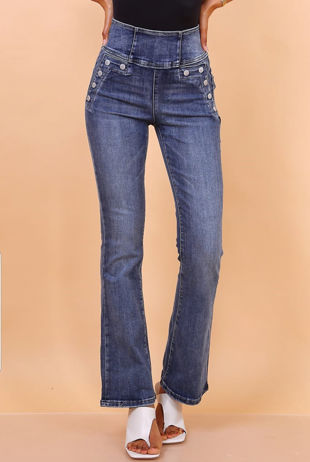 High Waisted Bootleg Jeans