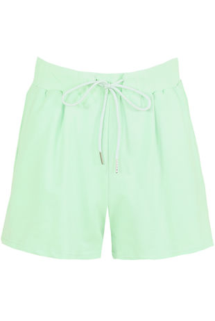 Mint Loungewear Drawstring Shorts