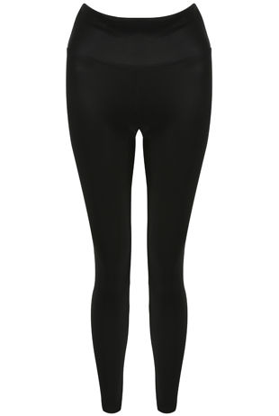 Black Faux Leather High Waist Leggings