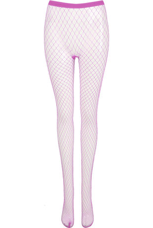 Fuchsia Fishnet Tights