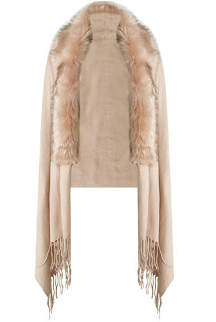 Faux Fur Wrap Up Cardigan