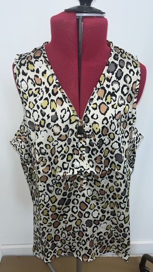  Multicolour Animal Print Top