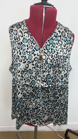  Multicolour Animal Print Top