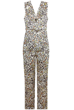 Beige Animal Print Set