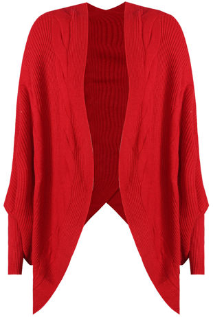 Knitted Front Open Cardigan - Mix Colour Pack