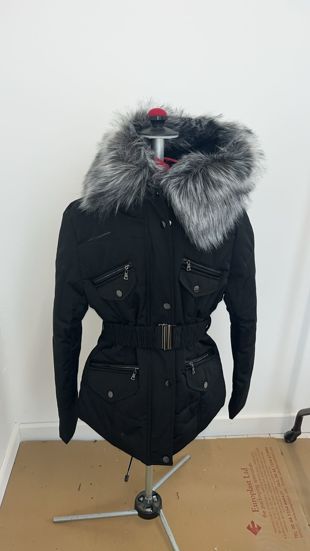 Natural Fur Hood Parka Jacket