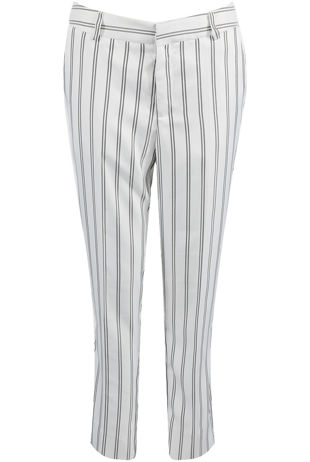 White Stripes Tailored Trousers
