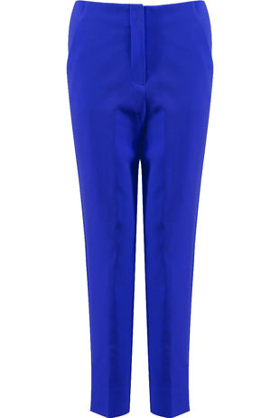 Royal Blue Tailored Cropped Pants
