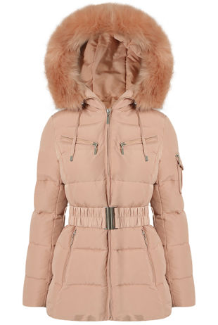 Pink Quilted Puffer Jackets
