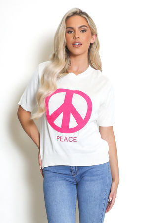 Peace Fine Knit Top