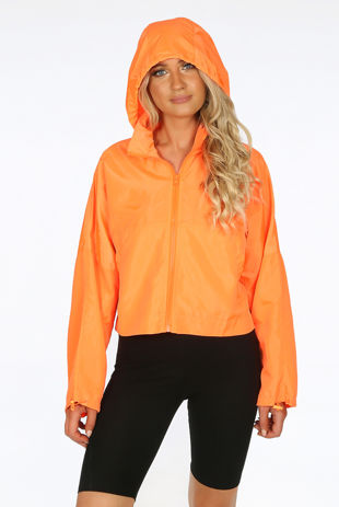 Neon Orange Rain Mac