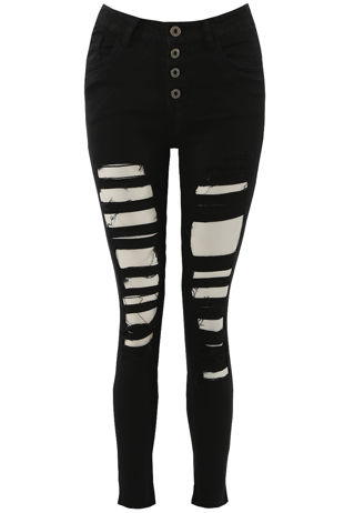 Ripped Black Jeans