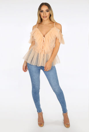 High Waist Push Up Denim Blue Jeans