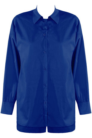 Royal Blue Shirt & Shorts Set