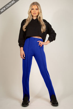 Royal Blue Stirrup Ski Trouser