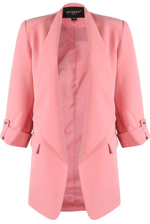 Tailored Waterfall Rose Blazer