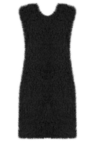 Black Fur dress