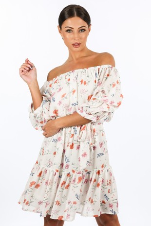 r/660/W1460-_Floral_Chiffon_Off_The_Shoulder_Day_Dress_In_White-2__44780.jpg
