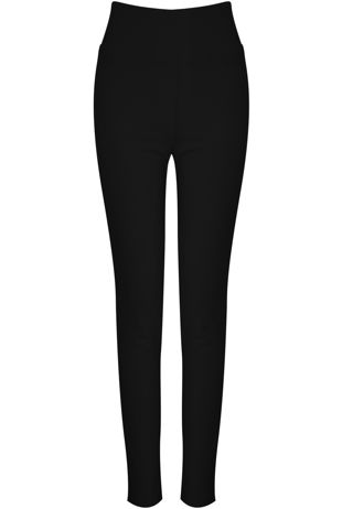 Black Zip Up Skinny Pants