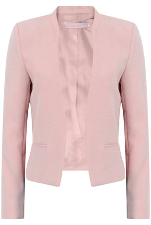 Rose Pocket Detail Blazer
