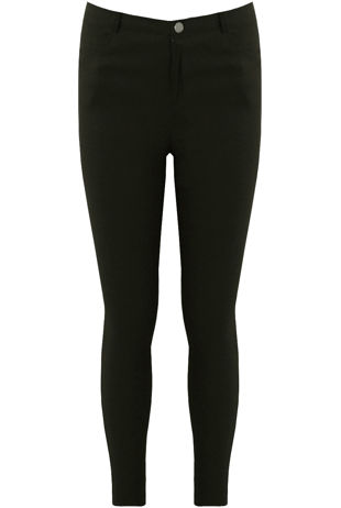  Khaki Button Up Stretch Legging