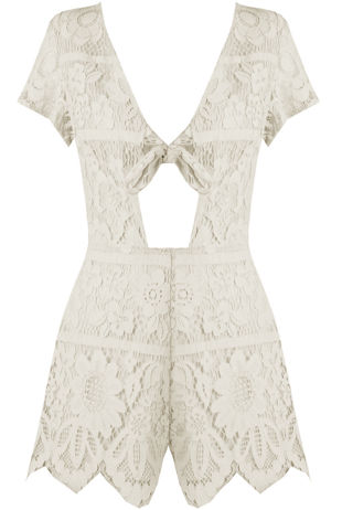 Floral Ruched Sleeves Tea Style Playsuit In Black-Copy