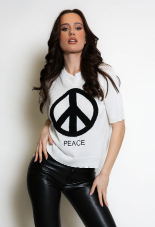Peace Fine Knit Top