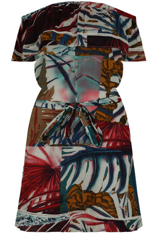 Gem Trim Tight Fitting Evening Dress in BLUE-Copy