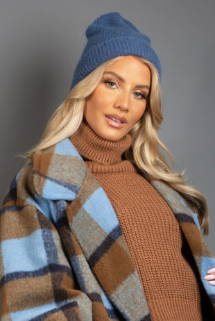 Blue Super Soft Beanie