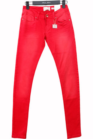 Red Super Soft Skinny Jeans