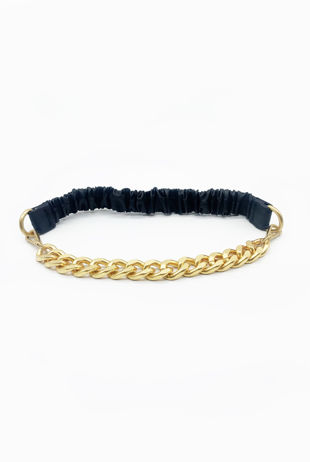 Gold Elasticated Waist Chain Belt