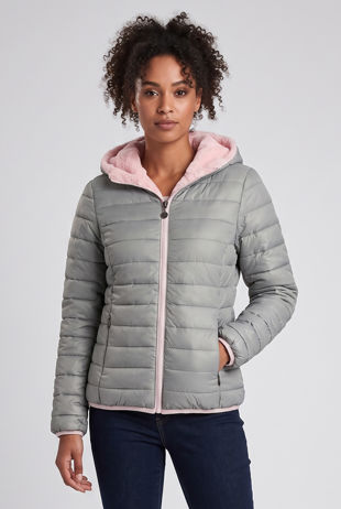 Reversible Puffer Fur Jacket