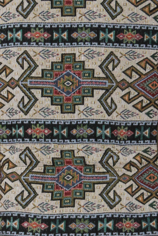 Khaki Aztec Patch Detail Jacket