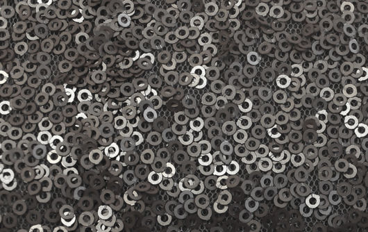 Gunmetal Grey Cap Sleeve Sequin Pencil Dress