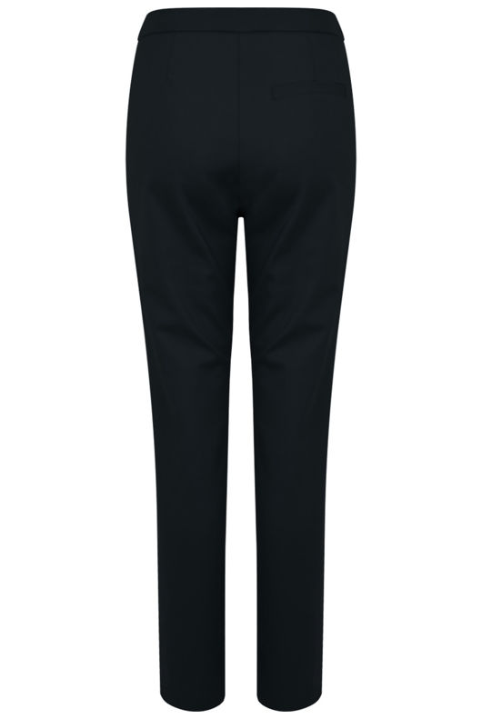 Black Tailored Straight Pants