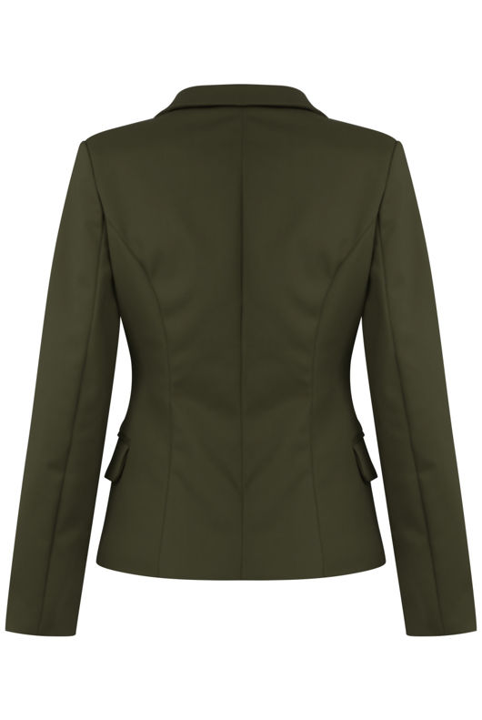 khaki Double-Breasted Blazers