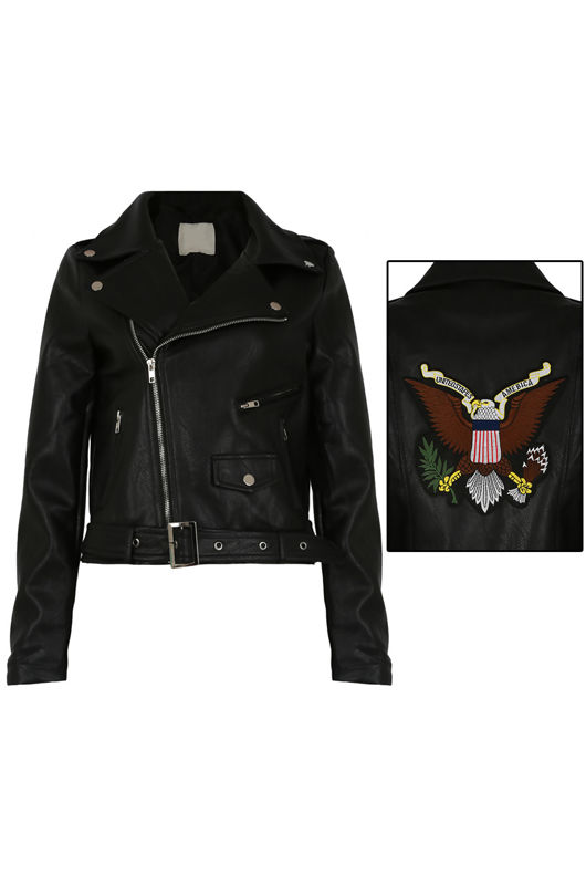 American Eagle Embellished PVC Jacket