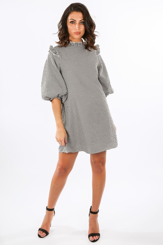 f/509/11572-_Gingham_Puff_Sleeve_Day_Dress_In_Black__44617.jpg