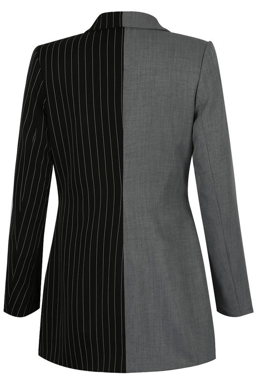 Half & Half Tie Up Coat