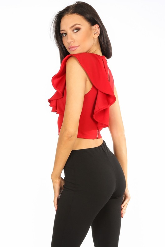 y/765/11831-_Red_Frill_Shoulder_Crepe_Crop_Top-4__45961.jpg