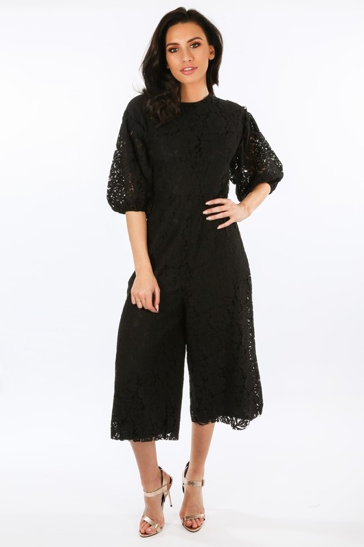 black palazzo jumpsuit