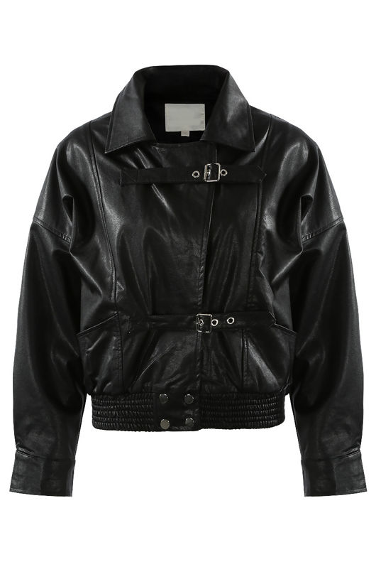PU Buckle Up Eisenhower Jacket
