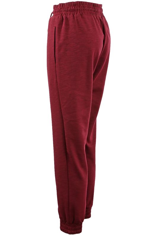 Burgundy Burnout Jogger Pants