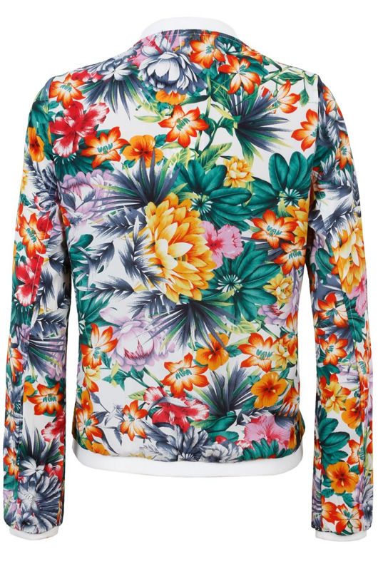 Summer Tropical Print Jacket